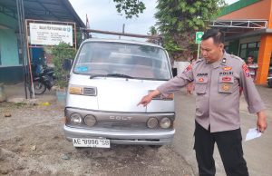 Baru Keluar SPBU Pulung, Pick Up Tabrakan dengan PCX