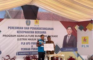 Bupati Sugiri Bersama PLN UP3 Ponorogo, Resmikan dan Tanda Tangani MoU Program Listrik Masuk Sawah