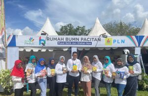 PLN UP3 Pacitan bersama Rumah BUMN Kenalkan PLN Mobile dan Produk UMKM di Event Gempita Jagakarya di Alun Alun Pacitan