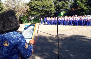 SMKN 1 Mlarak Upacara Hari Bela Negara Ke-75: Kobarkan Bela Negara untuk Indonesia Maju