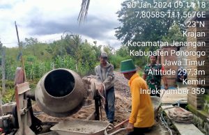 Desa Kemiri Membangun, Cor Jalan Dukuh Krajan