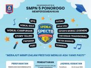 Ayo Gabung di Spenla Specta Competition SMPN 5 Ponorogo: Lomba Seru Siswa SD/MI