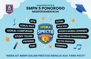 Ayo Gabung di Spenla Specta Competition SMPN 5 Ponorogo: Lomba Seru Siswa SD/MI