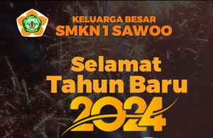 Keluarga Besar SMKN 1 Sawoo Mengucapkan Selamat Tahun Baru 2024
