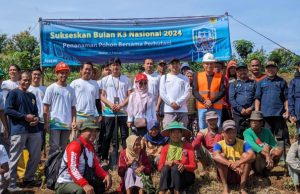 Peduli Lingkungan dan Sesama, PLN UP3 Ponorogo berkolaborasi dengan PLN UP3 Madiun dan Perhutani Madiun Gelar Aksi Tanam Pohon dan Berbagi Sembako Di Bulan K3 Nasional 2024