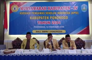 Regenerasi Berjalan, Drs. Suprapto, MM Terpilih Jadi Ketua APSI Ponorogo dalam Muskab IV
