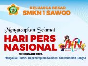 Keluarga Besar SMKN 1 Sawoo Ponorogo Mengucapkan Selamat Hari Pers Nasional 9 Februari 2024