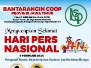 Bantarangin Coop Provinsi Jawa Timur Mengucapkan Selamat Hari Pers Nasional 9 Februari 2024