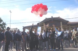 SMKN 2 Ponorogo Jalan Sehat, Jum’at Berkah, Bakti Sosial & Bersih Sampah