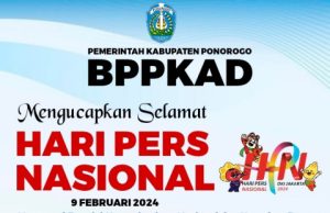 BPPKAD Kabupaten Ponorogo Mengucapkan Selamat Hari Pers Nasional