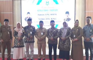 Pisah Sambut Kepala SMKN 1 Badegan: Katenan Ucapkan Terima Kasih, Turidjan Terima Tugas Penuh Dedikasi