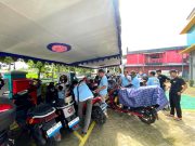 Sambut Rombongan Touring Motor Listrik, PLN ULP Pacitan sediakan Fasilitas SPLU