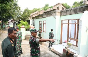 Rusak Butuh Perbaikan, Kazidam V/Brawijaya Tinjau Perumahan Dinas Kodim 0802/Ponorogo