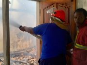 Diduga Konslet, Tiga Rumah di Babadan Ludes Terbakar