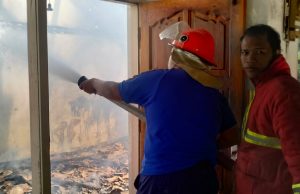 Diduga Konslet, Tiga Rumah di Babadan Ludes Terbakar