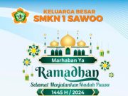 Keluarga Besar SMKN 1 Sawoo Mengucapkan Selamat Marhaban Ya Ramadhan 1445 H/2024 M