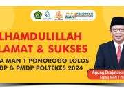 Hebat, 20 Siswa Berprestasi MAN 1 Ponorogo Diterima PTN Favorit Melalui Jalur SNBP