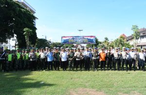 Dandim 0802/Ponorogo Hadiri Apel Gelar Pasukan Operasi Kepolisian Terpusat Ketupat Semeru 2024
