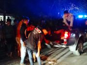 Supra X Putar Balik Diseruduk RX-King, Satu Luka Berat, Dua Ringan