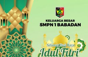 Keluarga Besar SMPN 1 Babadan Mengucapkan Selamat Hari Raya Idul Fitri 1445 Hijriyah
