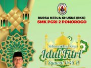 BKK SMK PGRI 2 Ponorogo Mengucapkan Selamat Hari Raya Idul Fitri 1445 Hijriyah