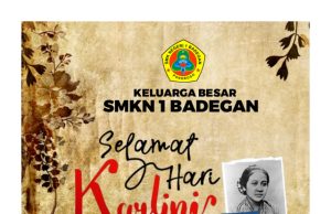 Keluarga Besar SMKN 1 Badegan Mengucapkan Selamat Hari Kartini 21 April 2024