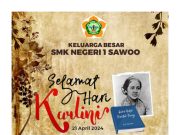 Keluarga Besar SMKN 1 Sawoo Mengucapkan Selamat Hari Kartini 21 April 2024