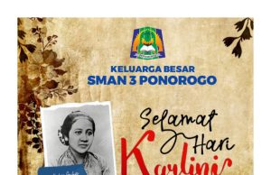 Keluarga Besar SMAN 3 Ponorogo Mengucapkan Selamat Hari Kartini 21 April 2024