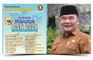 Borong 12 Juara, SMAN 1 Ponorogo Kembali Dominasi OSN 2024