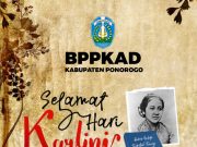 BPPKAD Kabupaten Ponorogo Mengucapkan Selamat Hari Kartini 21 April 2024