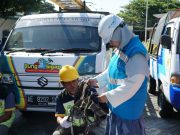 Peduli Keselamatan dan Kesehatan Kerja, PLN UP3 Ponorogo Gelar Apel Inspection Day Secara Serentak