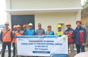 Pengoperasian Pasang Baru PT Fantastik Natural Konjac oleh PLN UP3 Ponorogo Guna Mendukung Pertumbuhan Perekonomian Trenggalek