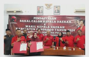 DPC PDI Perjuangan Ponorogo Sepakat Bulat Usung Kembali Sugiri-Lisdyarita, Ini 3 Alasannya