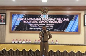 Sarat Makna, Pangkur Dibawakan Bupati Sugiri Buka Lomba Nembang Macapat Pelajar Grebeg Suro