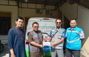 Lanjutkan Program STMJ, PLN UP3 Ponorogo Berikan Bantuan Tunai untuk Operasional Ambulance Islamic Center Ponorogo