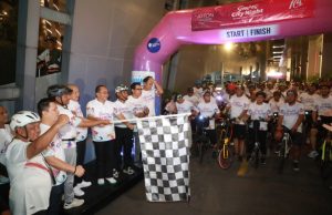 Meriah! 800 Peserta Gowes City Night Menyusuri Keindahan Kota Madiun