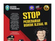 Pop Up Pemkab Ponorogo Stop Peredaran Rokok Ilegal