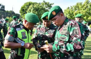 Cegah Judi Online, Kodim 0802 Ponorogo Periksa HP Anggota