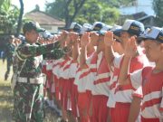 MPLS SMPN 5 Ponorogo, Siswa Baru Digembleng PBB dan Wawasan Kebangsaan