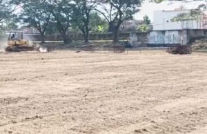 Rumput Stadion Batoro Katong Ponorogo Diperbaiki