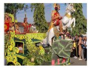 Pawai Lintas Sejarah, SMKN 1 Jenangan Perankan Prajurit Dewa Shima