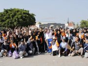 Pelajar SMKN 2 Ponorogo & Bupati Sugiri Gotong Royong Bersihkan Sampah, Alon-Alon Jadi Kinclong