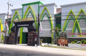 MAN 2 Ponorogo The World Madrasah, Resmikan Fasad View Madrasah yang Modern & Estetik