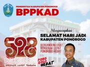 BPPKAD Ponorogo Mengucapkan Selamat Hari Jadi Ke-528 Kabupaten Ponorogo