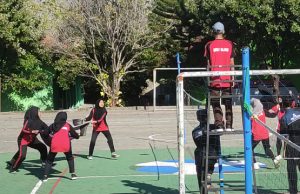 Lomba Voly Sarung Hingga Balap Karung Warnai Kemerdekaan di SMKN 1 Mlarak