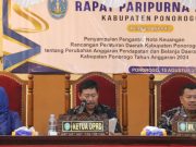 DPRD Ponorogo Rapat Paripurna Penyampaian Pengantar Nota Keuangan Rancangan Peraturan Daerah Kabupaten Ponorogo Tentang P-APBD Kabupaten Ponorogo TA 2024