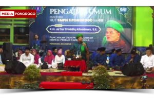 Pendidikan Karakter, HUT Ke-68 SMPN 5 Ponorogo Pengajian KH Ja’far Shiddiq Al Badawy