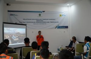 Simulasi Tanggap Darurat Bencana di ULP Trenggalek Tingkatkan Kesiapsiagaan Pegawai
