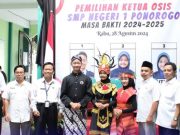 Pemilihan OSIS SMPN 1 Ponorogo Layaknya Pilpres, Latih Jiwa Demokrasi Sejak Dini