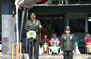 Panglima TNI Tekankan 5 Pedoman Prajurit, Kodim Ponorogo Upacara HUT Ke-79